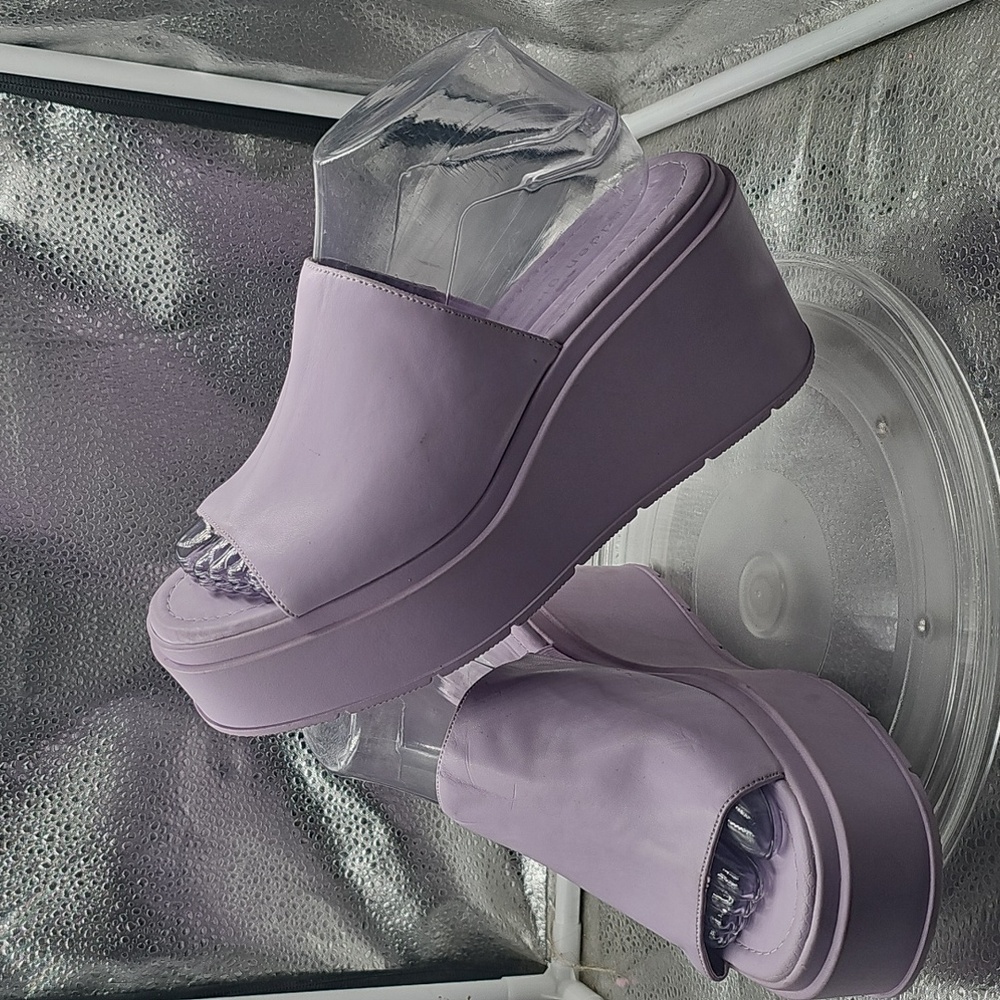 L WIndii Wedge Madden Girl Lilac Lavender Purple - Picture 2 of 11